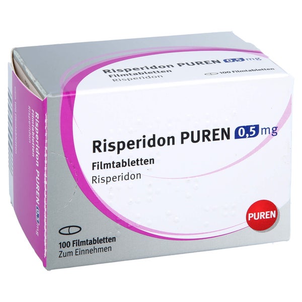 Risperidon Puren 0,5 mg Filmtabletten 100 St