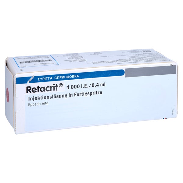 RETACRIT 4.000 I.E./0,4 ml Inj.-L.i.e.Fertigspr. 6 St