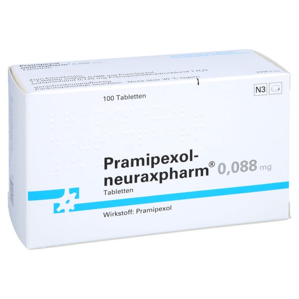 PRAMIPEXOL-neuraxpharm 0,088 mg Tabletten 100 St