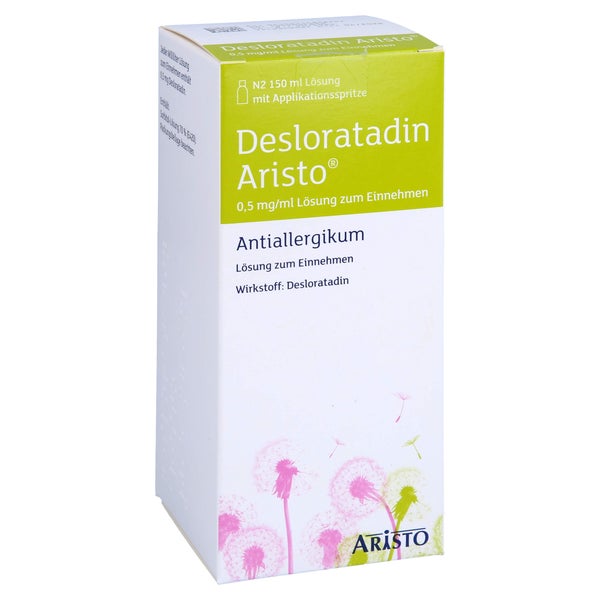 DESLORATADIN Aristo 0,5 mg/ml Lösung zum Einn. 150 ml