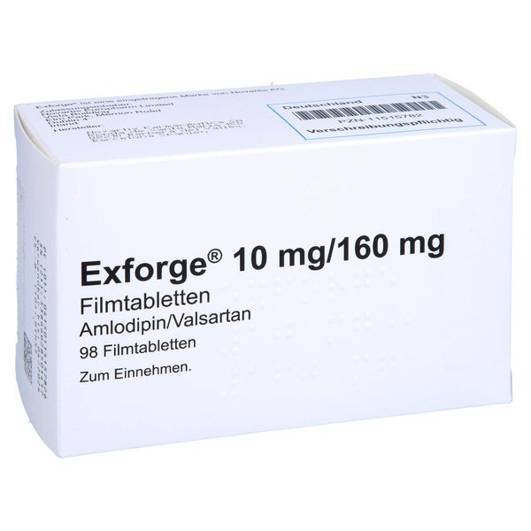 Exforge 10 Mg/160 mg Filmtabletten 98 St