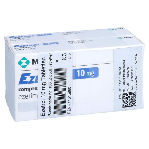 Ezetrol 10 mg Tabletten 100 St
