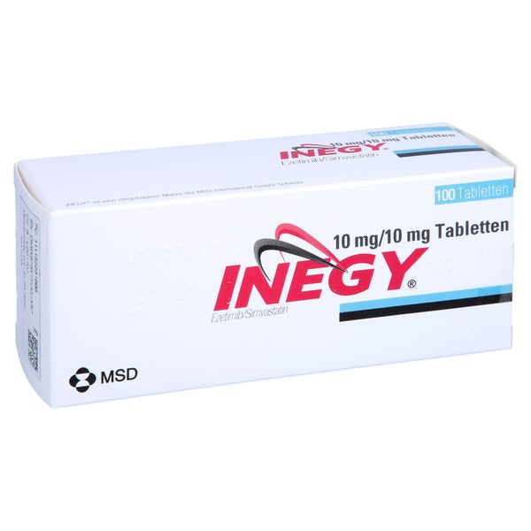 Inegy 10 Mg/10 mg Tabletten B 100 St