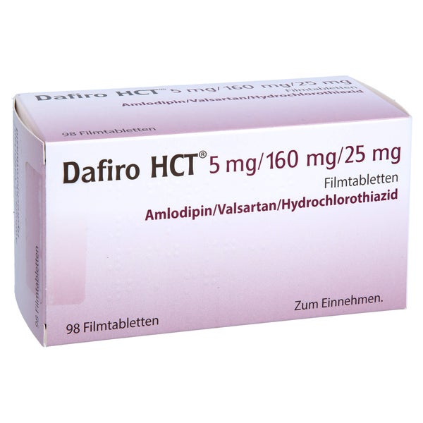 DAFIRO HCT 5 mg/160 mg/25 mg Filmtabletten 98 St