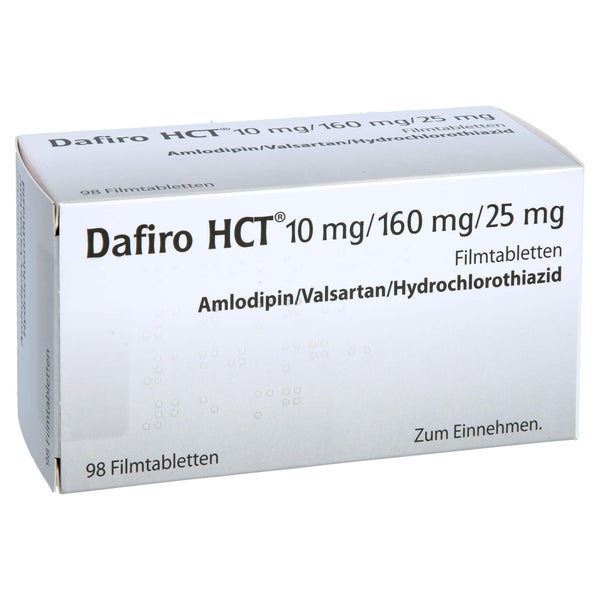 DAFIRO HCT 10 mg/160 mg/25 mg Filmtabletten 98 St