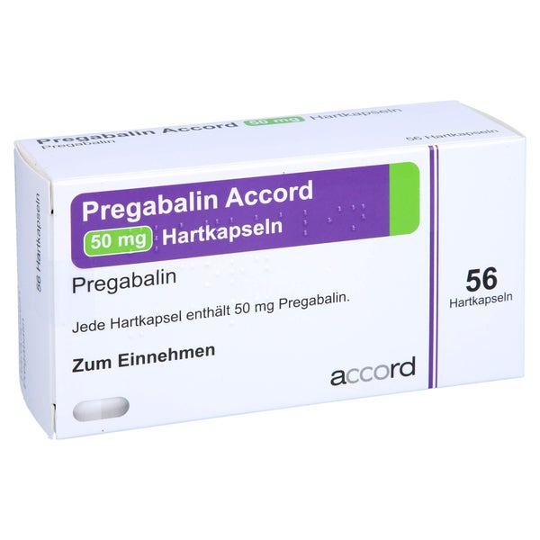 Pregabalin Accord 50 mg Hartkapseln 56 St