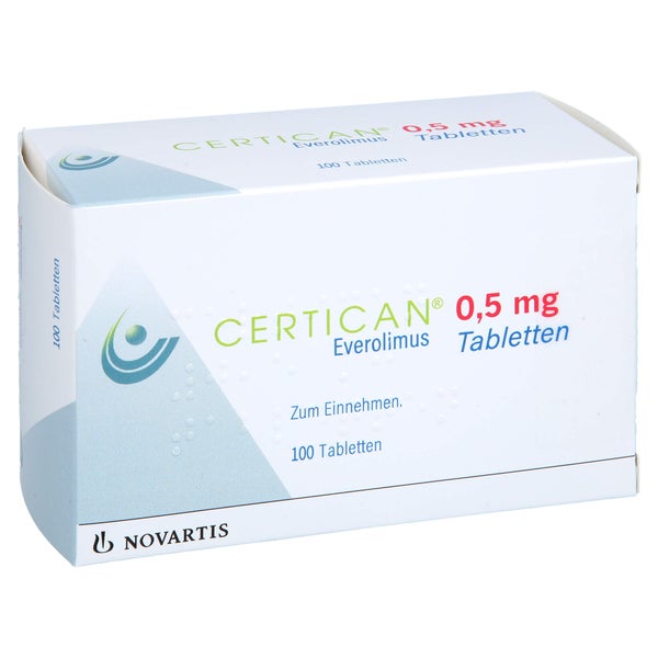 Certican 0,5 mg Tabletten 100 St