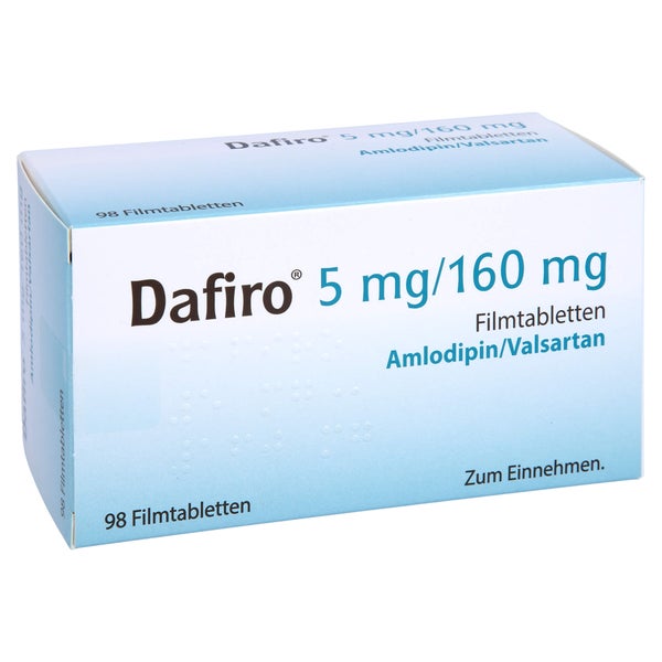 Dafiro 5 Mg/160 mg Filmtabletten 98 St