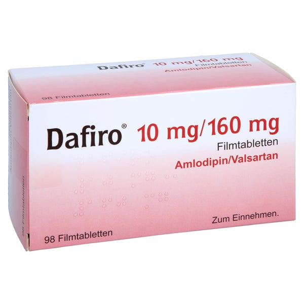 Dafiro 10 Mg/160 mg Filmtabletten 98 St