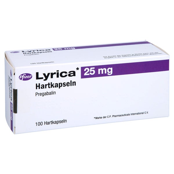 Lyrica 25 mg Hartkapseln 100 St