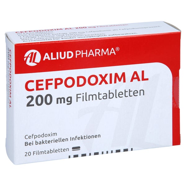 Cefpodoxim AL 200 mg Filmtabletten 20 St