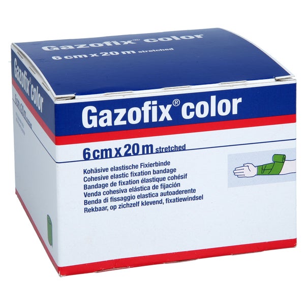 Gazofix Color Fixierbinde kohäsiv 6 cmx2 1 St