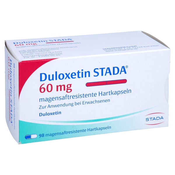 DULOXETIN STADA 60 mg magensaftresist.Hartkapseln 98 St