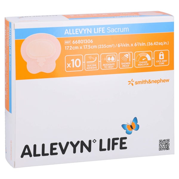 Allevyn Life Sacrum kl.17,2x17,5cm Silik 10 St