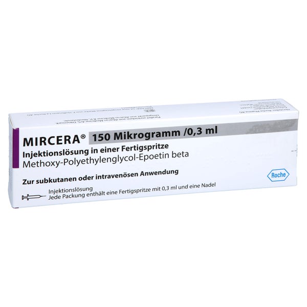 MIRCERA 150 Mikrogramm/0,3 ml Inj.-Lsg.i.e.F.-Sp. 1 St