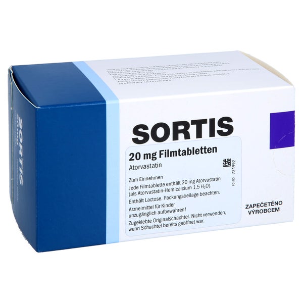 Sortis 20 mg Filmtabletten 100 St
