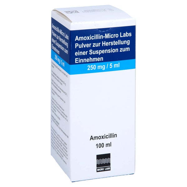 AMOXICILLIN Micro Labs 250 mg/5 ml 100 ml