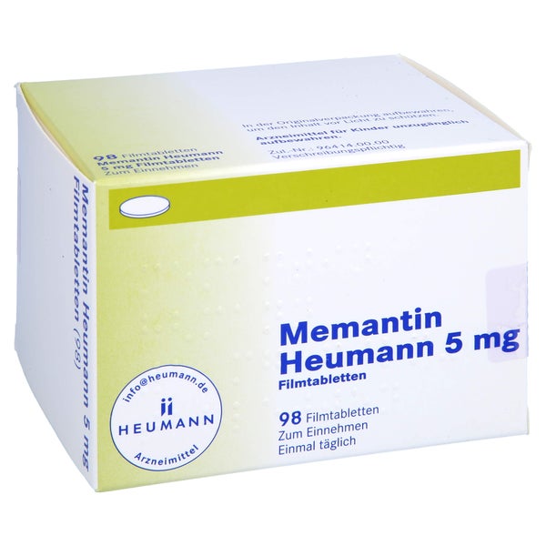 Memantin Heumann 5 mg Filmtabletten 98 St