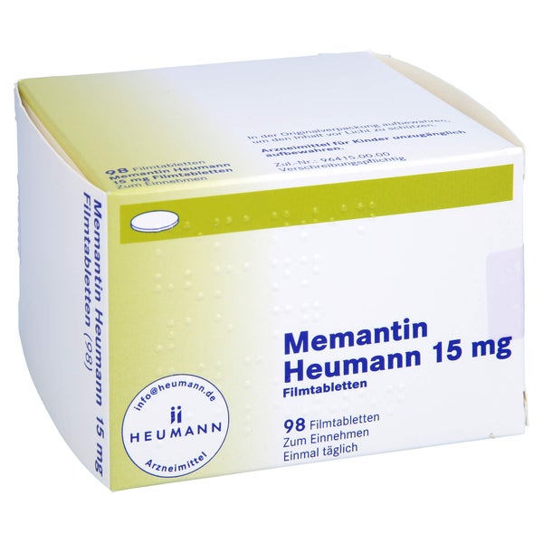 Memantin Heumann 15 mg Filmtabletten 98 St