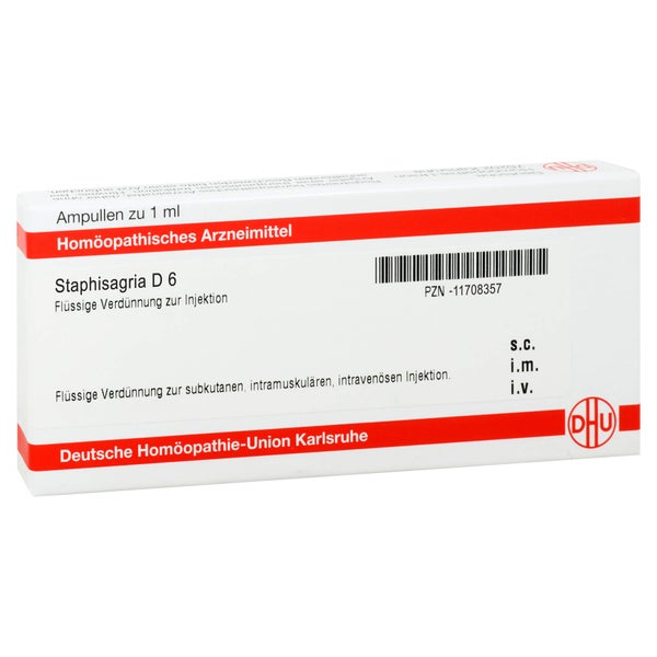 Staphisagria D 6 Ampullen 8X1 ml