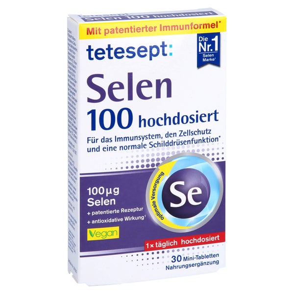 Tetesept Selen 100 hochdosiert Filmtable 30 St