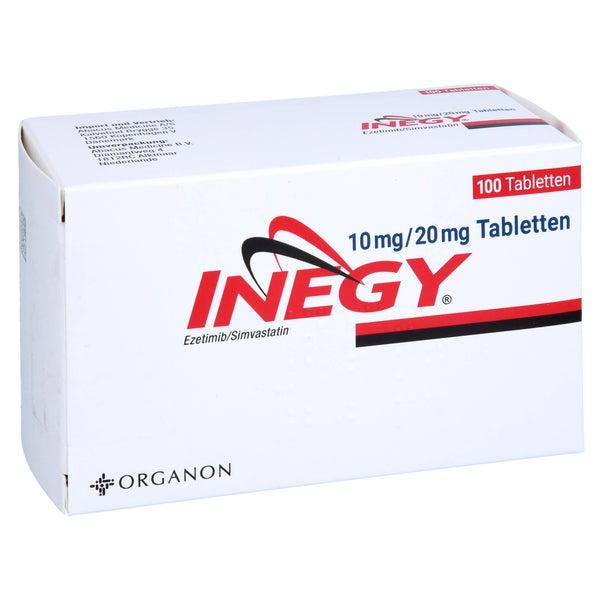 Inegy 10 Mg/20 mg Tabletten 100 St