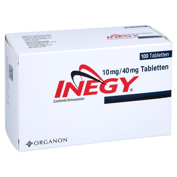 Inegy 10 Mg/40 mg Tabletten 100 St