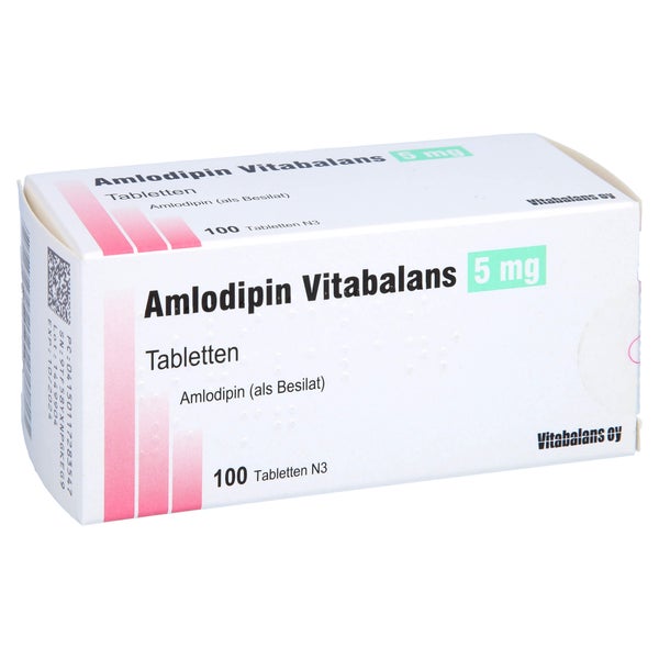 Amlodipin Vitabalans 5 mg Tabletten 100 St