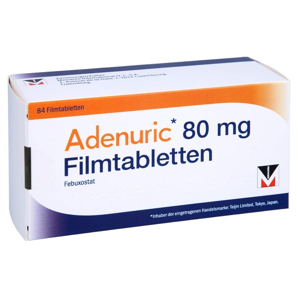 Adenuric 80 mg Filmtabletten 84 St