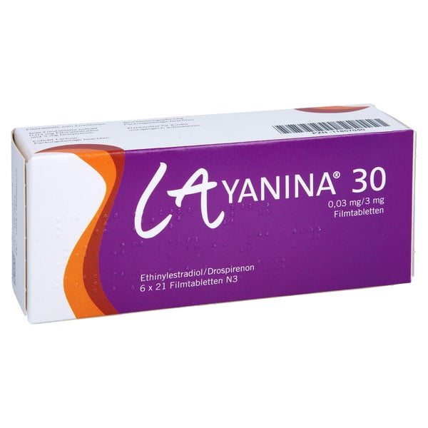 Layanina 30 0,03 mg/3 mg Filmtabletten 6X21 St