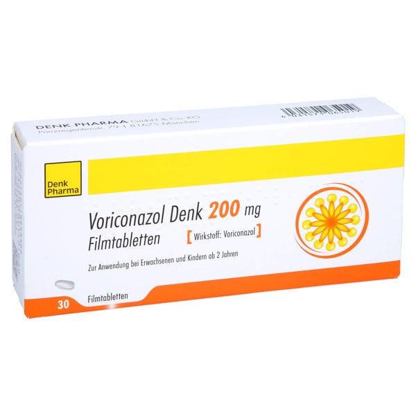 Voriconazol Denk 200 mg Filmtabletten 30 St