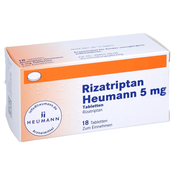 Rizatriptan Heumann 5 mg Tabletten 18 St