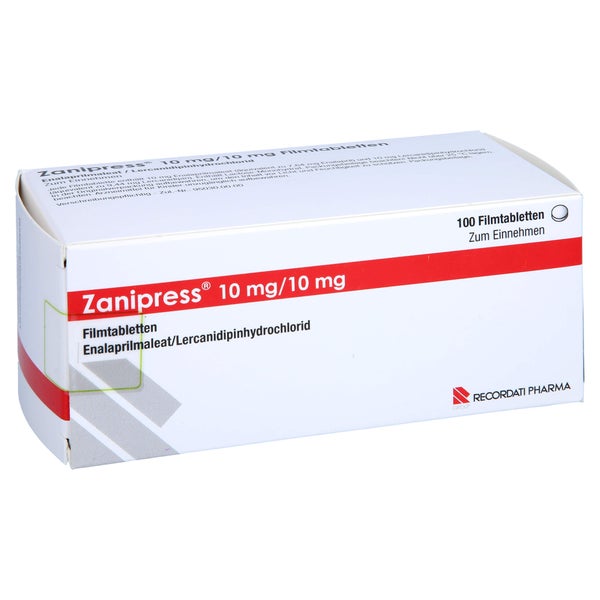 Zanipress 10 Mg/10 mg Filmtabletten 100 St