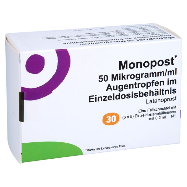 MONOPOST 50 Mikrogramm/ml Augentr.in Einzeldosen 30X0,2 ml