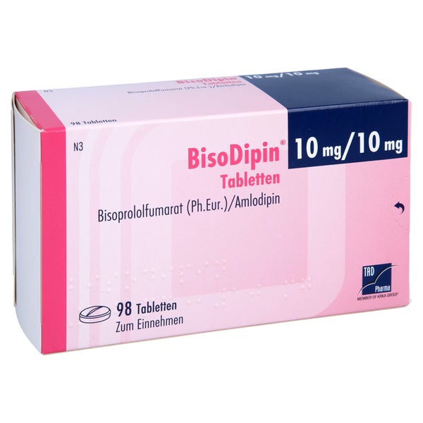 Bisodipin 10 Mg/10 mg Tabletten 98 St