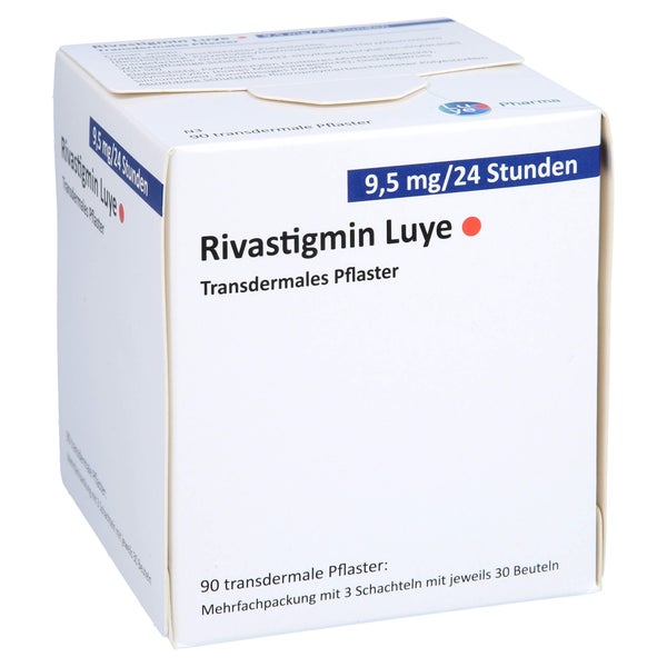 RIVASTIGMIN Luye 9,5 mg/24 Std. transderm.Pflaster 90 St