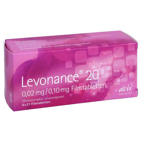 LEVONANCE 20 0,02 mg/0,10 mg Filmtabletten 6X21 St