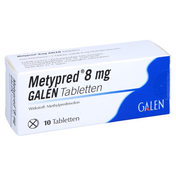 Metypred 8 mg GALEN Tabletten 10 St