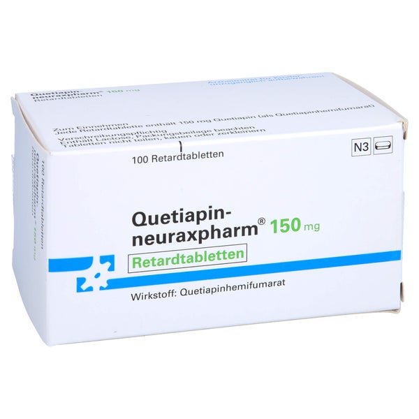 QUETIAPIN-neuraxpharm 150 mg Retardtabletten 100 St
