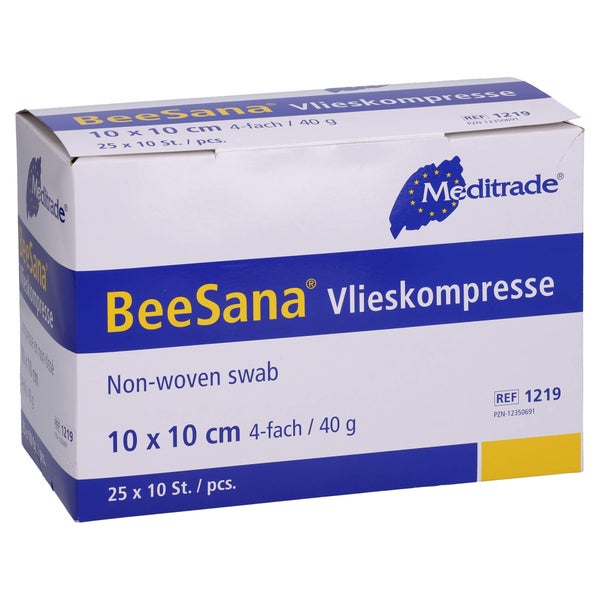Vlieskompressen Steril 10x10 cm 4fach 25X10 St