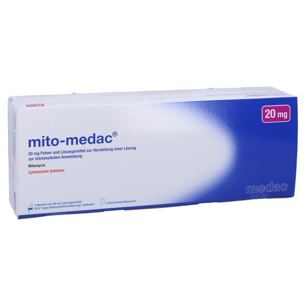 MITO medac 20 mg m.Instillationssys.u.Blasenkath. 4 St