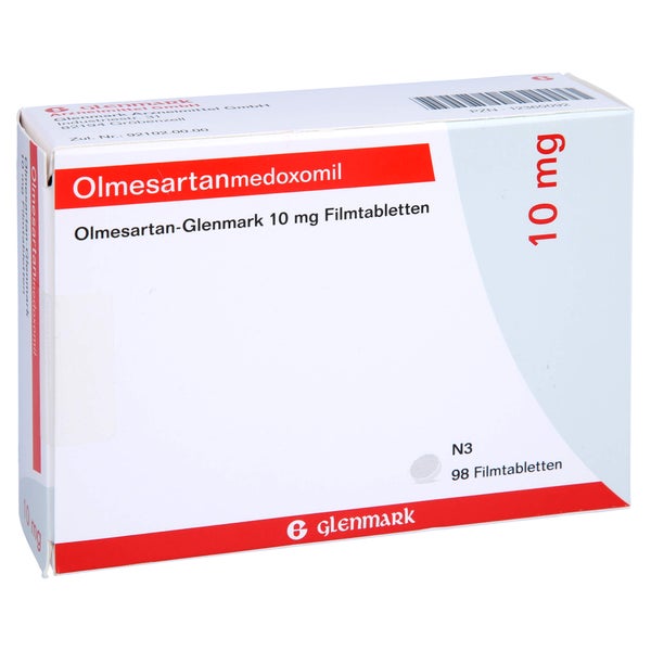 Olmesartan Glenmark 10 mg Filmtabletten 98 St