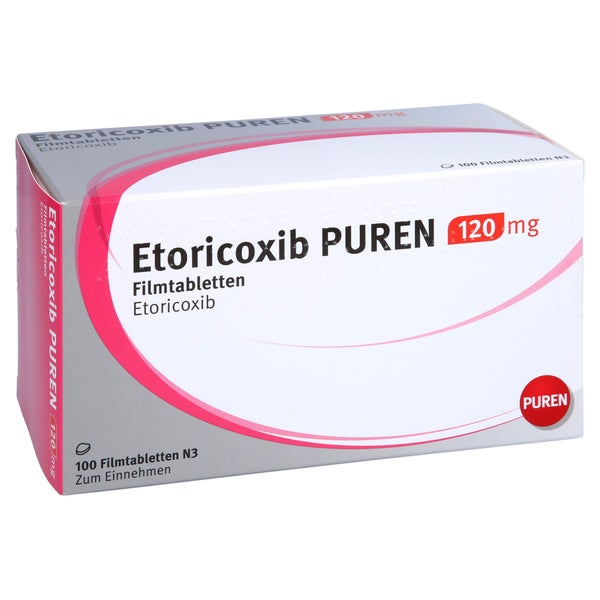 Etoricoxib Puren 120 mg Filmtabletten 100 St
