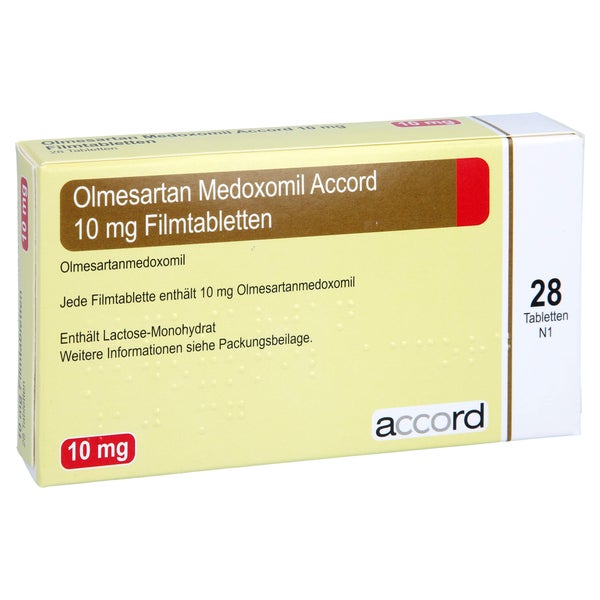 OLMESARTAN MEDOXOMIL Accord 10 mg Filmtabletten 28 St
