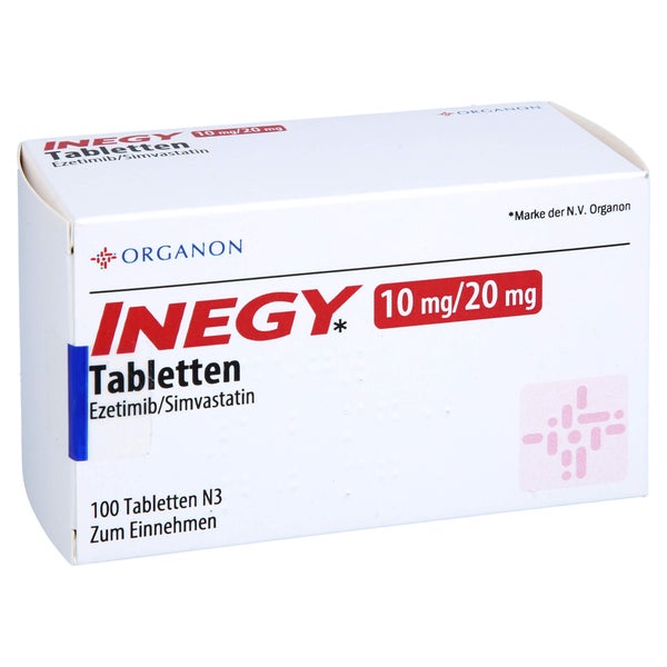 Inegy 10 Mg/20 mg Tabletten 100 St