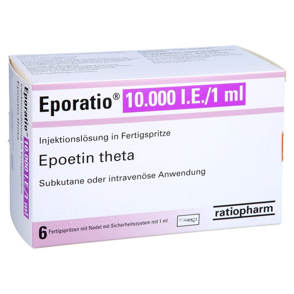 EPORATIO 10.000 I.E./1,0ml Inj.-Lsg.i.Fertigspr.SD 6X1 ml