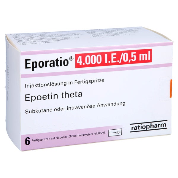 EPORATIO 4.000 I.E./0,5ml Inj.-Lsg.i.Fertigspr.SD 6X0,5 ml