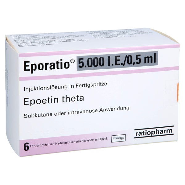 EPORATIO 5.000 I.E./0,5ml Inj.-Lsg.i.Fertigspr.SD 6X0,5 ml