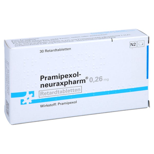 PRAMIPEXOL-neuraxpharm 0,26 mg Retardtabletten 30 St