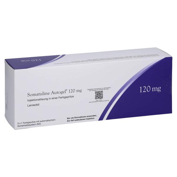 SOMATULINE Autogel 120 mg Inj.-Lsg.i.e.Fertigspr. 3 St